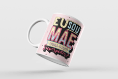 Caneca Dia das Mães Porcelana Branca mod4