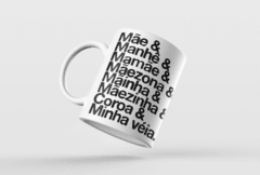 Caneca Dia das Mães Porcelana Branca mod6