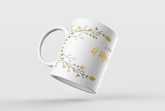 Caneca Dia das Mães Porcelana Branca mod9