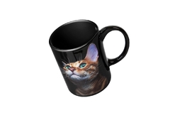 Caneca Gatos Preta MOD15