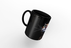 Caneca Gatos Preta MOD15 - comprar online