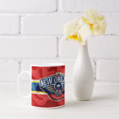 Caneca New Orleans Pelicans mod 3 na internet