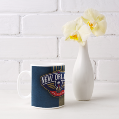 Caneca New Orleans Pelicans mod 4 na internet