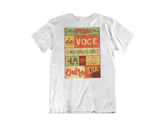 Camisa Mensagens Motivacionais Branca mod56