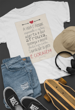 Camisa Mensagens Motivacionais Branca mod4 - comprar online