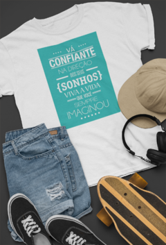 Camisa Mensagens Motivacionais Branca mod54 na internet