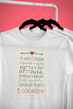 Camisa Mensagens Motivacionais Branca mod4 na internet