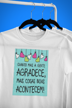 Camisa Mensagens Motivacionais Branca mod42 - comprar online