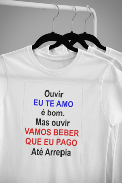 Camisa Mensagens Motivacionais Branca mod71 - comprar online