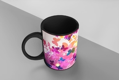 Caneca Borboletas Preta MOD2 - comprar online