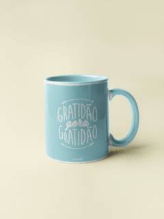 Caneca Mensagem Azul MOD03