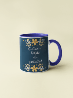 Caneca Mensagem Azul MOD05