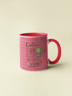 Caneca Mensagem Vermelho MOD11