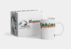 Caneca Miami Dolphins Mod2 - Presentes Personalizados I Canecas, Camisas, Perfumes, Quadros, Almofadas