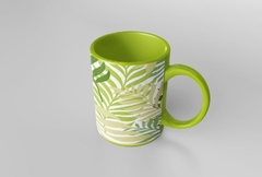 Caneca Folhagens Verde Mod1