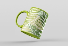 Caneca Folhagens Verde Mod1 - comprar online