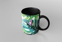 Caneca Folhagens Preta Mod5