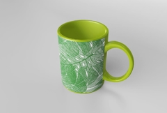 Caneca Folhagens Verde Mod8