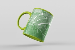 Caneca Folhagens Verde Mod8 - comprar online