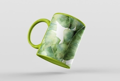 Caneca Folhagens Verde Mod9 - comprar online