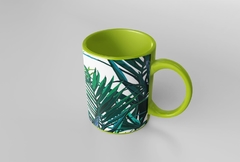 Caneca Folhagens Verde Mod12