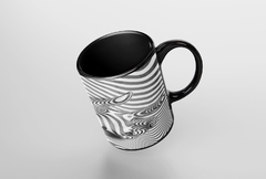 Caneca Grafismo Preta MOD10 na internet