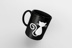 Caneca Gatos Preto MOD7 - comprar online