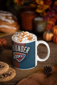 Caneca Oklahoma City Thunder mod 4 na internet