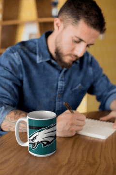 Caneca Philadelphia Eagles MOD9 - Presentes Personalizados I Canecas, Camisas, Perfumes, Quadros, Almofadas