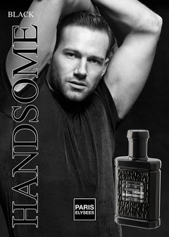 Perfume Handsome Black Paris Elysees - 100ml - Presentes Personalizados I Canecas, Camisas, Perfumes, Quadros, Almofadas