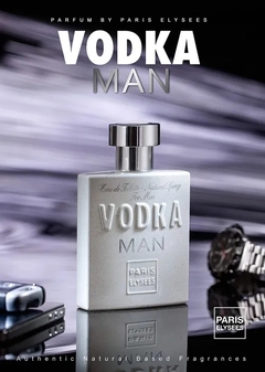 Perfume Vodka Man Paris Elysees - 100ml - Presentes Personalizados I Canecas, Camisas, Perfumes, Quadros, Almofadas