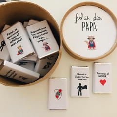 Kit Dia del Padre cuadrito + chocolates - Amor de Madre