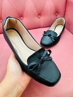 Mocassim Elise Napa Preto - Doce Sapato