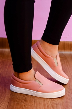 Slip On Basic Rosado - Doce Sapato