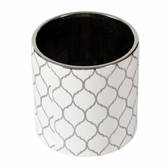 Portamaceta Silver & White - comprar online