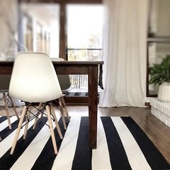 Alfombra Telar Black & White - decoraciones exclusivas