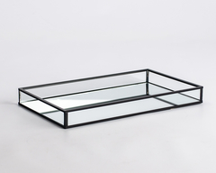 Bandeja Glass & Mirror Black - comprar online