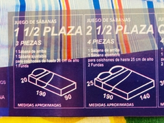 Juego de sábanas SHEFA 1 Plaza - comprar online