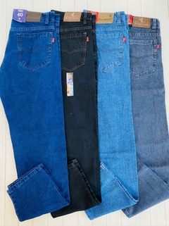 Jeans hombre clásico rígido talle especial - comprar online