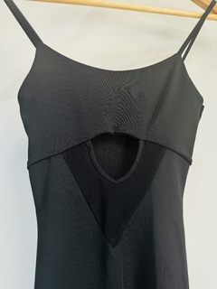 Vestido lycra transparencias y abertura (T. Aprox S/M) - comprar online