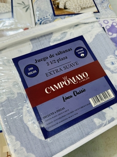 Juego de sábanas CAMPOMAYO 2 1/2 (presentación en carterita) - comprar online