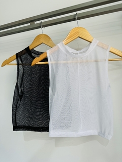 Top transparente musculosa (T. Aprox S/M) - comprar online