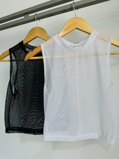 Top transparente musculosa (T. Aprox S/M)