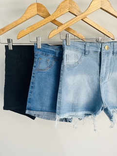 Short jeans promo dama elastizado