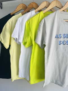 Remera algodón Sunny (TALLE APROX L/XL) - comprar online