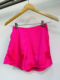 Short seda fuscia(T. Aprox S/M)