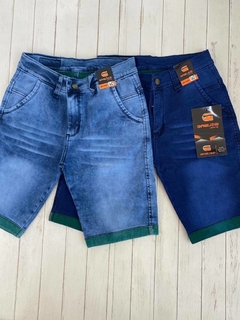 Bermuda jeans elastizada adulto - comprar online