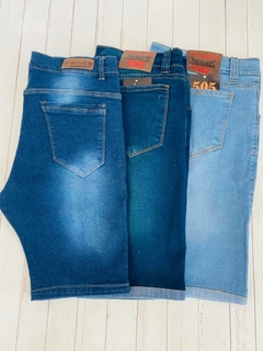 Bermuda jeans elastizada adulto