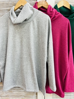 Sweater polerón dama lanilla (T. Aprox L/XL) - comprar online
