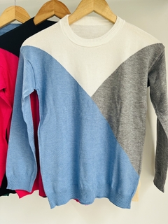 Sweater de bremer tricolor (Talle Aprox. M/L)